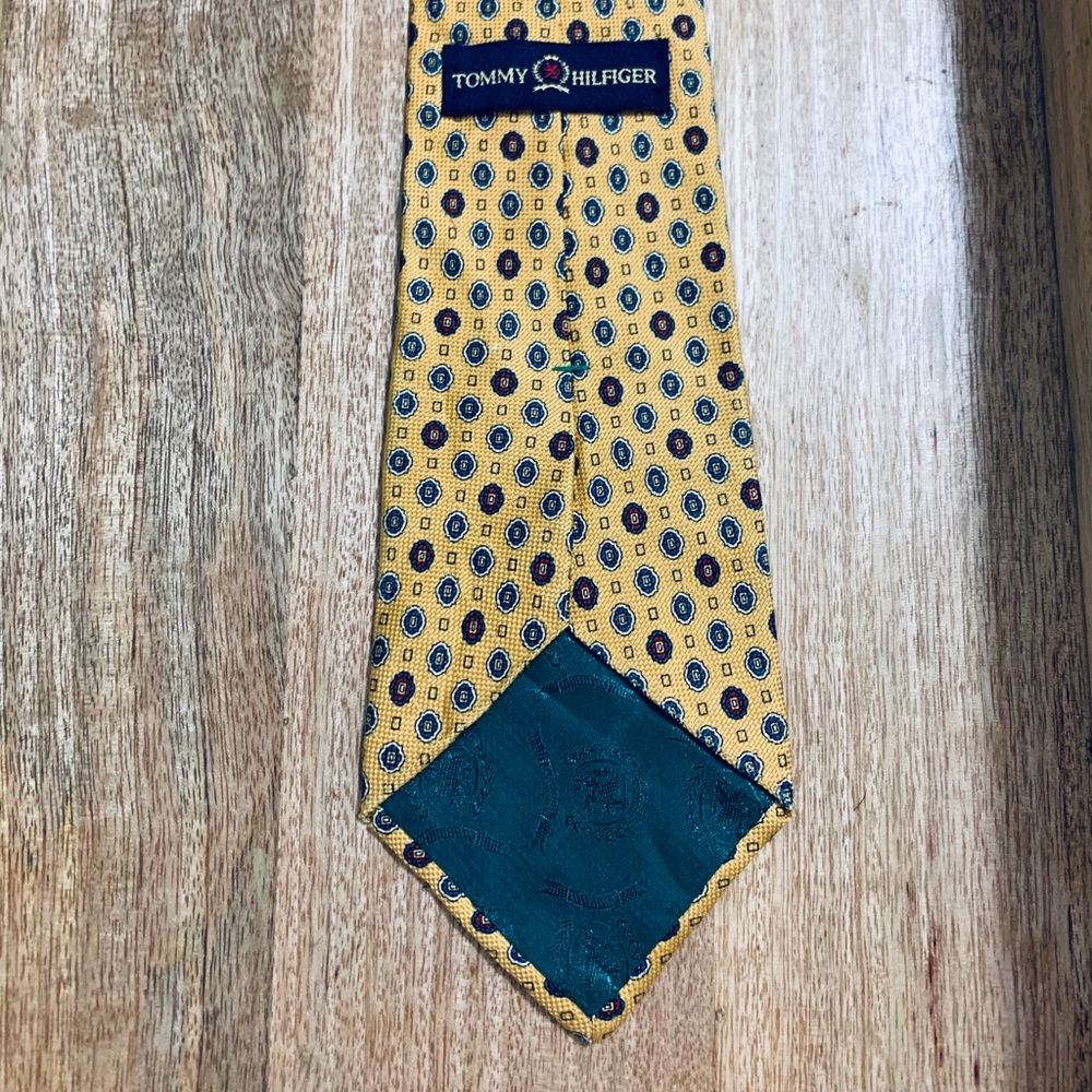 Tommy Hilfiger Geometric Print Tie - Picture 3 of 4